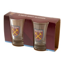 West Ham United F.C. 2 Stk. Shotsglas