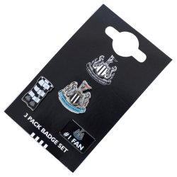 Newcastle United FC 3 Badge St - 3 stk.