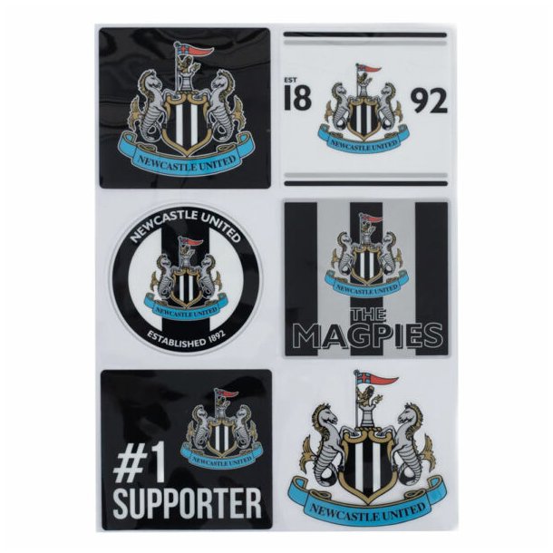 Newcastle United FC Bil Klistermrke