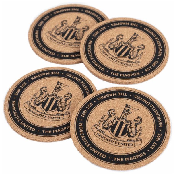 Newcastle United FC Bordskner - Pakke med 4 Stk.