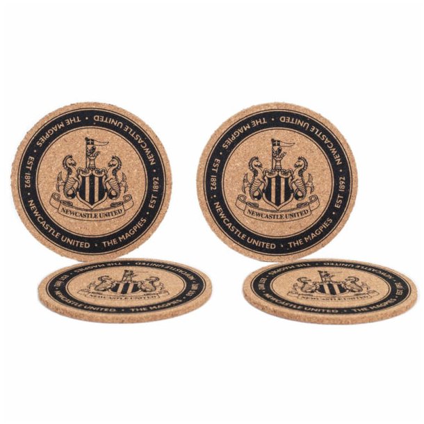 Newcastle United FC Bordskner - Pakke med 4 Stk.