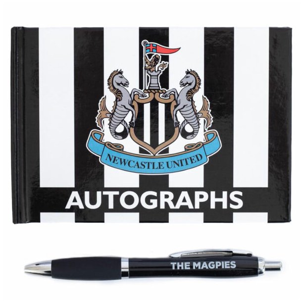 Newcastle United FC Autograf Bog + Pen