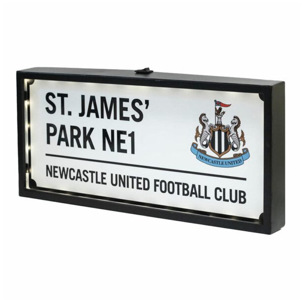 Newcastle United FC LED Logo Skilt