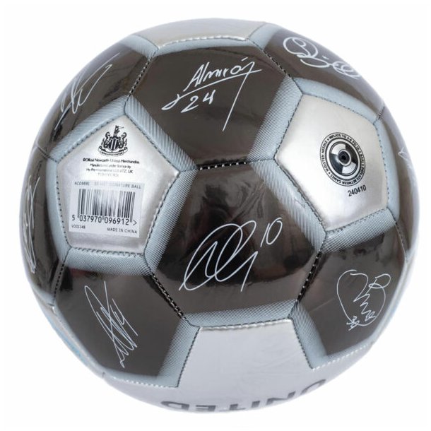 Newcastle United FC Fodbold m. Autografer - Str. 5