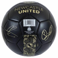 Newcastle United FC Guld Fodbold m. Autografer - Str. 5