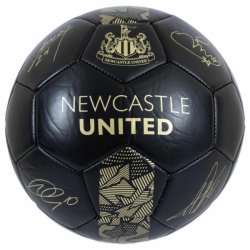 Newcastle United FC Guld Fodbold m. Autografer - Str. 5