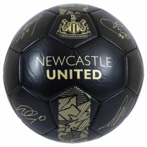 Newcastle United FC Guld Fodbold m. Autografer - Str. 5