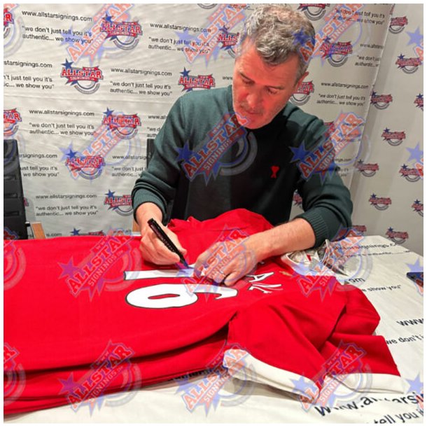 Manchester United FC Keane signeret trje (Indrammet)