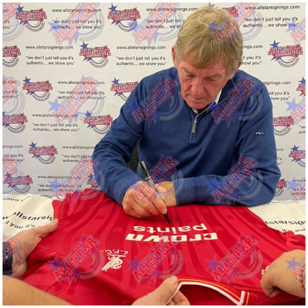 Liverpool FC 1986 Dalglish signeret trje