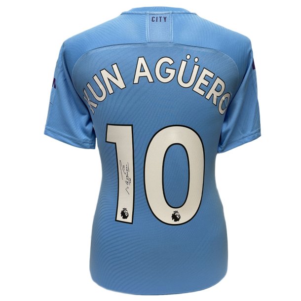 Manchester City FC Aguero signeret trje