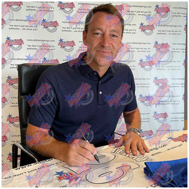 Chelsea FC Lampard &amp; Terry signeret trje (Indrammet)