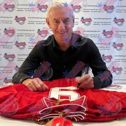 Liverpool FC 1986 Rush Signeret Trje (Indrammet)