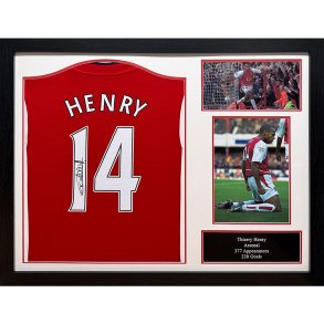 Arsenal FC Henry Signeret Trje (Indrammet)