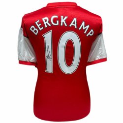 Arsenal FC Bergkamp Signeret Trje 