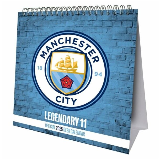 Manchester City FC Bord Kalender 2025