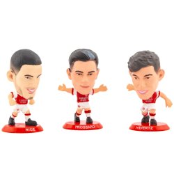 Arsenal FC SoccerStarz 3 Player Pack - med Havertz, Rice og Trossard **