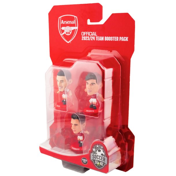 Arsenal FC SoccerStarz 3 Player Pack - med Havertz, Rice og Trossard **