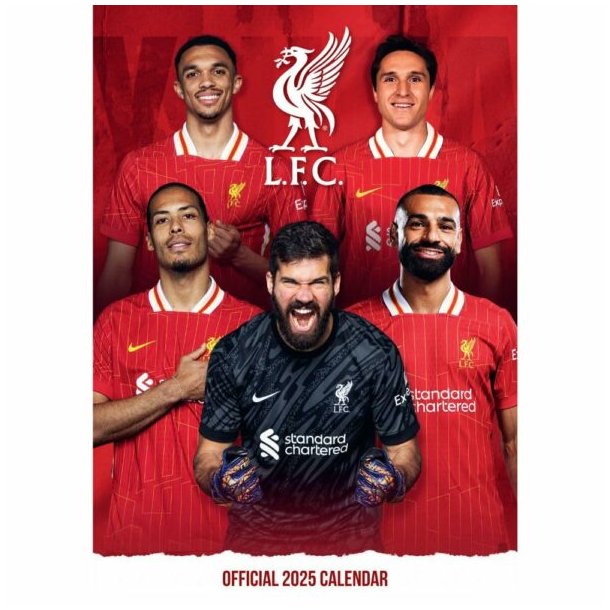 Liverpool FC Kalender 2025