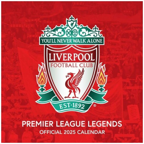 Liverpool FC Legende Kalender 2025