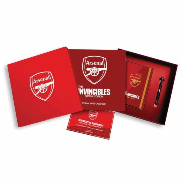 Arsenal FC Kalender &amp; Musikboks 2025