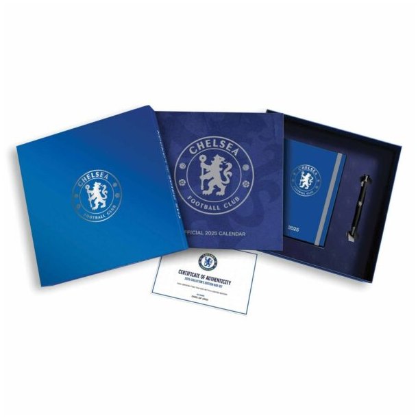 Chelsea FC Kalender &amp; Musikboks 2025