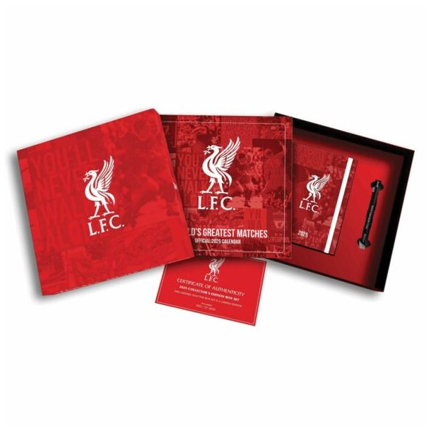 Liverpool FC Kalender &amp; Musikboks 2025