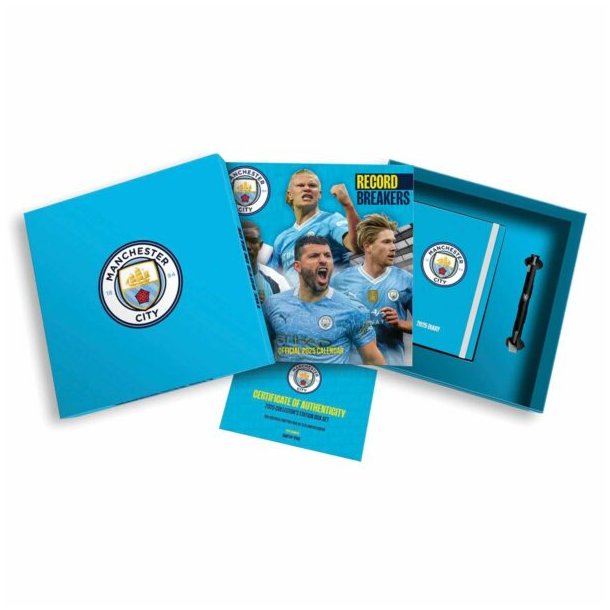 Manchester City FC Kalender &amp; Musikboks 2025