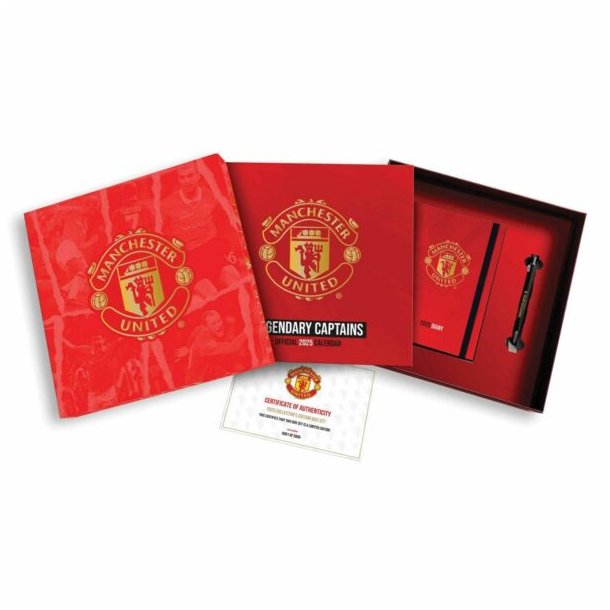 Manchester United FC Kalender &amp; Musikboks 2025