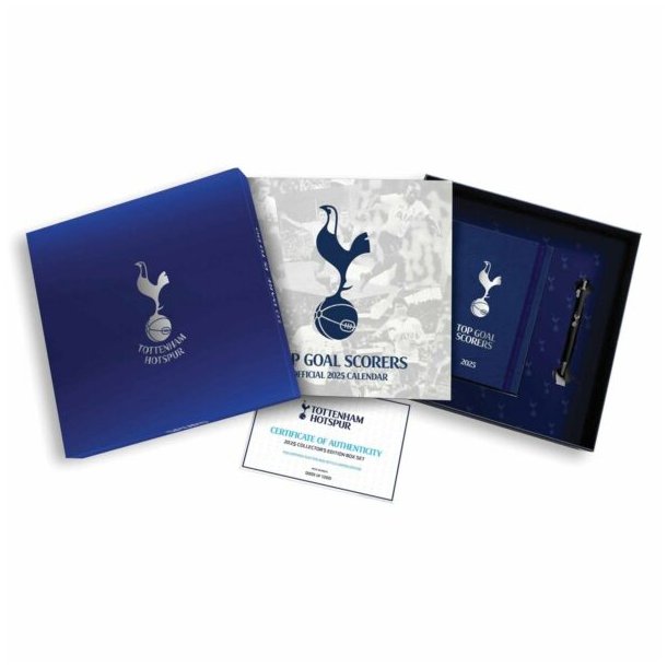 Tottenham Hotspur FC Kalender &amp; Musikboks 2025