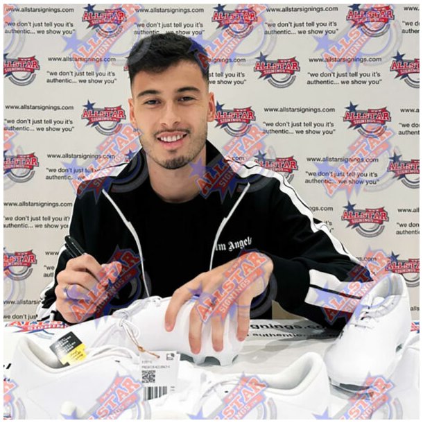 Arsenal FC Martinelli signeret stvle (Indrammet)