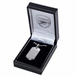 Arsenal FC Dog Tag Med Indgraveret Logo