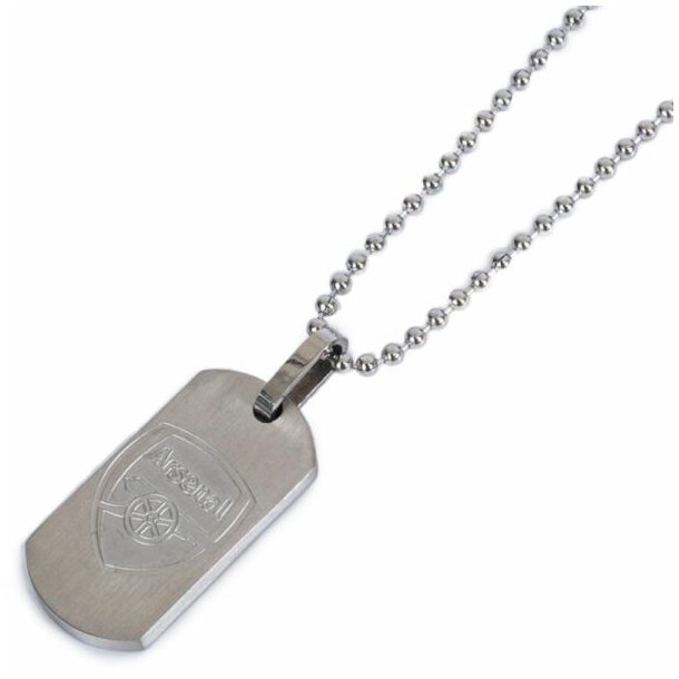 Arsenal FC Dog Tag Med Indgraveret Logo