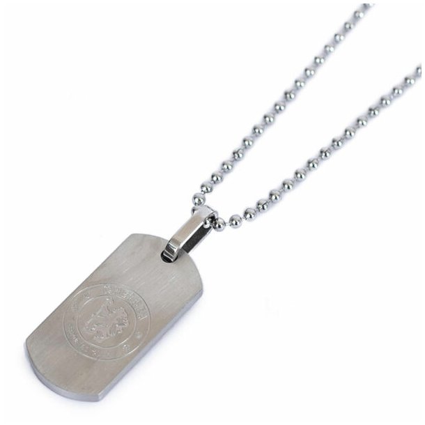 Chelsea F.C. Dog Tag Med Indgraveret Logo