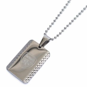 Arsenal FC Dog Tag Med Indgraveret Logo