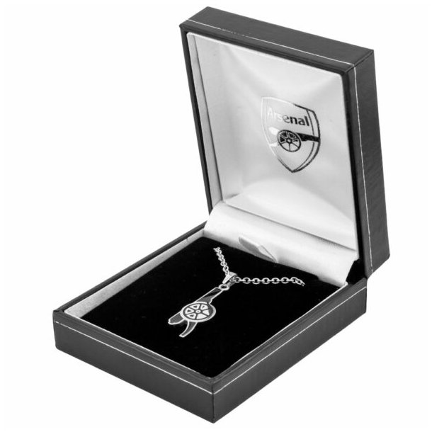 Arsenal FC Rustfri Stl Halskde Med Kanon i Gaveske