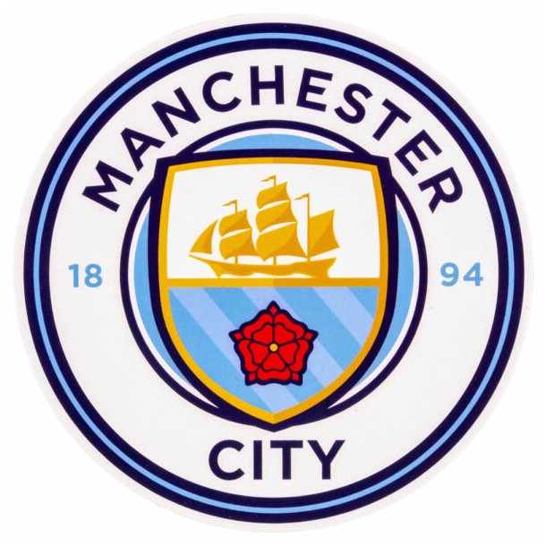 Manchester City FC Bil klistermrke 