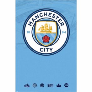 Manchester City FC Logo Plakat - Str. 61x91 