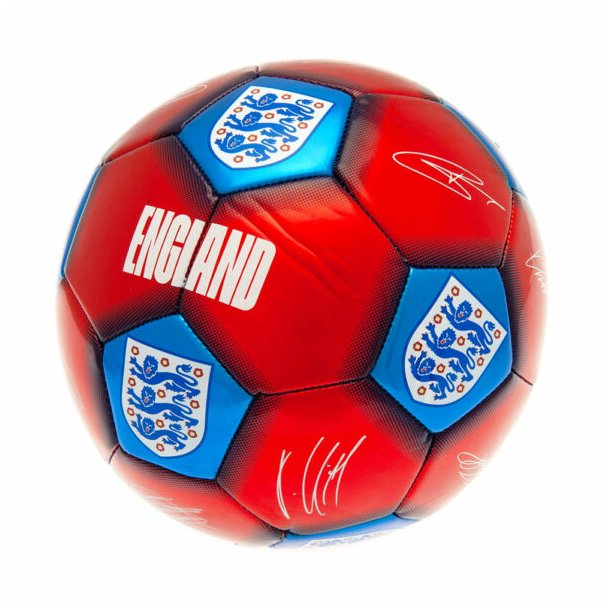 England FA Mini Bold m. Autografer - Str. 1