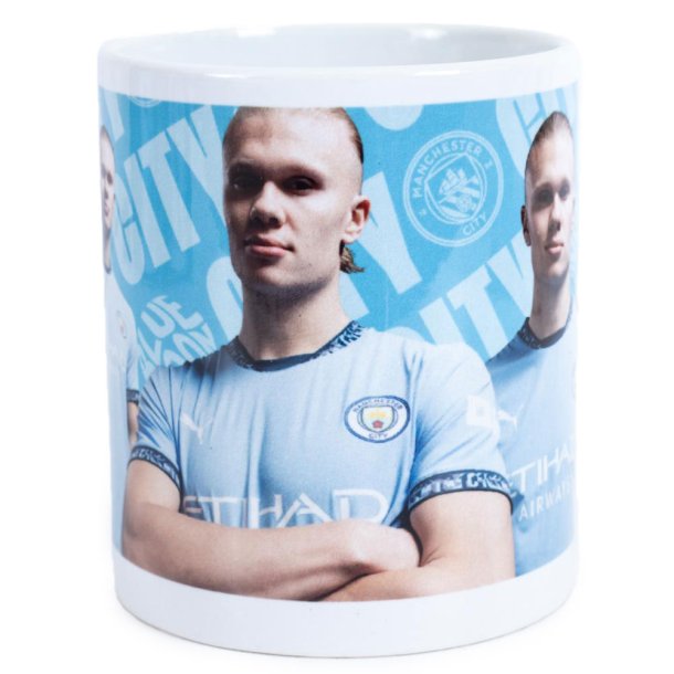 Manchester City F.C. Spillerkrus - Haaland - 9 cm Hj