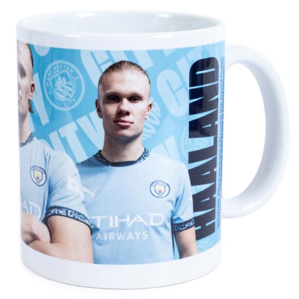 Manchester City F.C. Spillerkrus - Haaland - 9 cm Hj