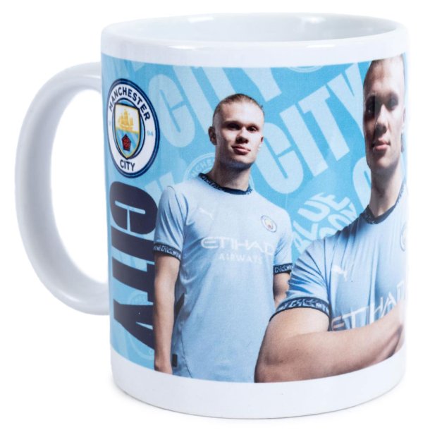 Manchester City F.C. Spillerkrus - Haaland - 9 cm Hj