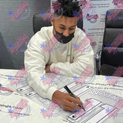 Aston Villa FC Watkins Signeret Trje (Indrammet)