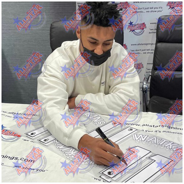 Aston Villa FC Watkins Signeret Trje (Indrammet)