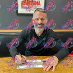Manchester United FC Giggs Signeret Trje 