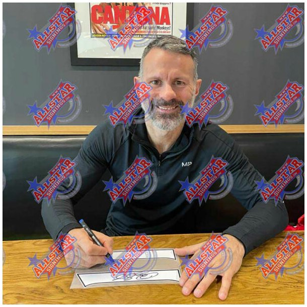 Manchester United FC Giggs Signeret Trje 