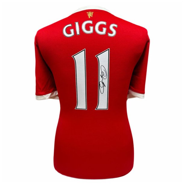 Manchester United FC Giggs Signeret Trje 