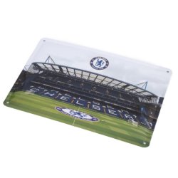 Chelsea FC Metal Stadion Skilte - 2 stk.