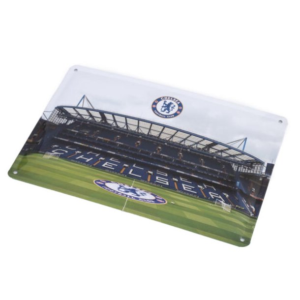 Chelsea FC Metal Stadion Skilte - 2 stk.