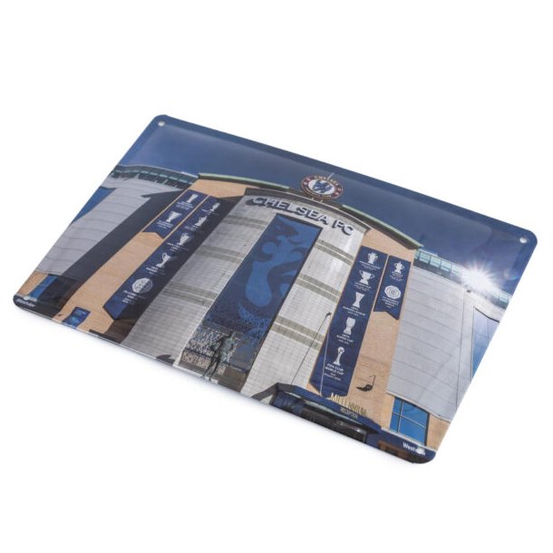 Chelsea FC Metal Stadion Skilte - 2 stk.