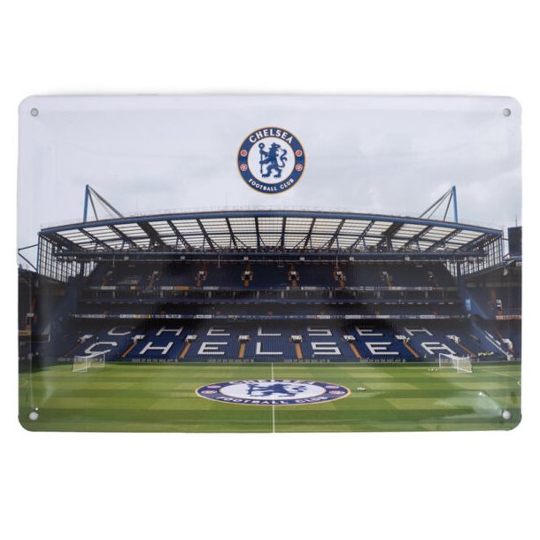 Chelsea FC Metal Stadion Skilte - 2 stk.